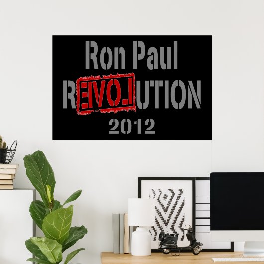 Ron Paul Revolution 2012 Poster (Heimbüro)