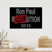 Ron Paul Revolution 2012 Poster (Küche)