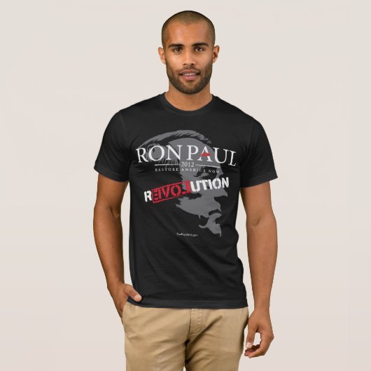 Ron Paul Revolution 2012 Shirt (Vorne ganz)