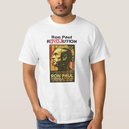 Ron Paul-Revolution - Amerika benötigt Sie zu T-Shirt (Vorderseite)