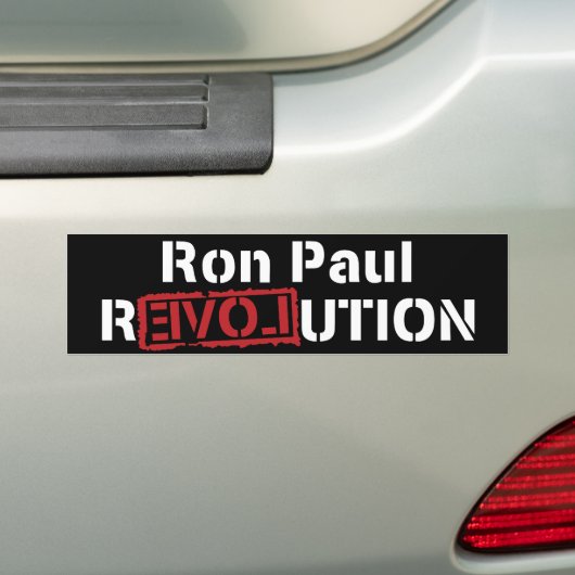 Ron Paul-Revolution Autoaufkleber (Auf Auto)