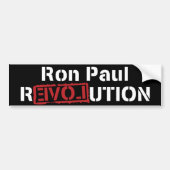 Ron Paul-Revolution Autoaufkleber (Vorne)
