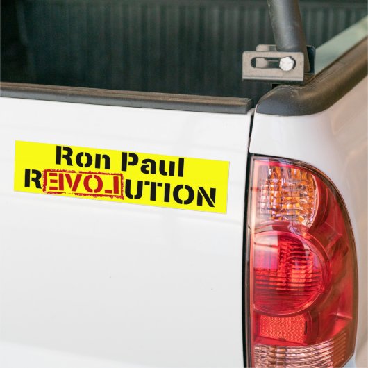 Ron Paul-Revolution Autoaufkleber (Auf Lkw)