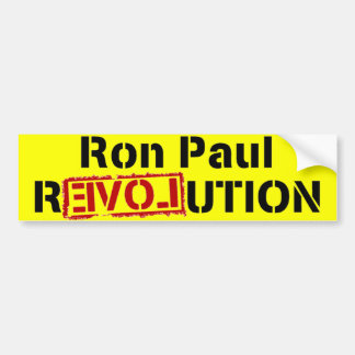 Ron Paul-Revolution Autoaufkleber