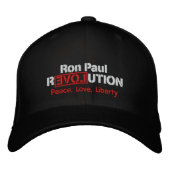 Ron Paul Revolution bestickter Hut (Vorderseite)