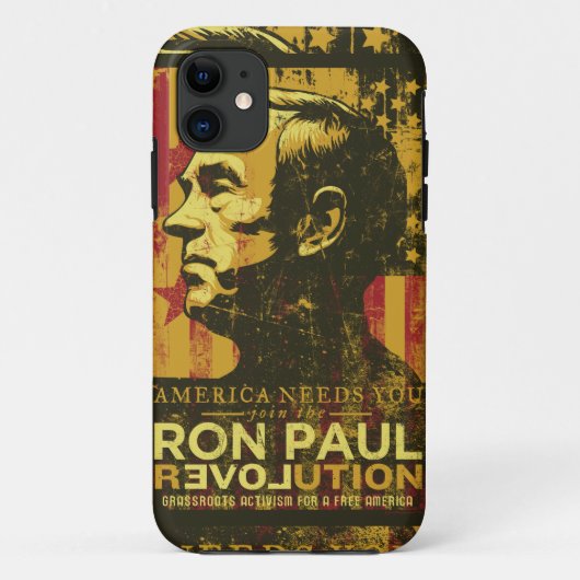 Ron Paul Revolution Case-Mate-Fall Case-Mate iPhone Hülle (Rückseite)