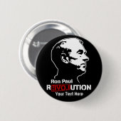Ron Paul-Revolution Custopmizable Knöpfe Button (Vorne & Hinten)