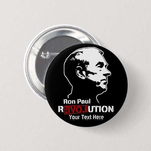 Ron Paul-Revolution Custopmizable Knöpfe Button (Vorne & Hinten)