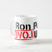 Ron Paul-Revolution fährt fort Kaffeetasse (Vorderseite Links)
