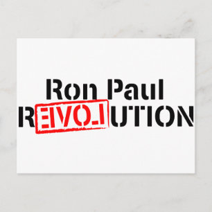 Ron Paul Revolution geht weiter Postkarte