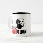Ron Paul Revolution - Hoffnung für Amerika-Tasse Zweifarbige Tasse (Vorderseite Links)