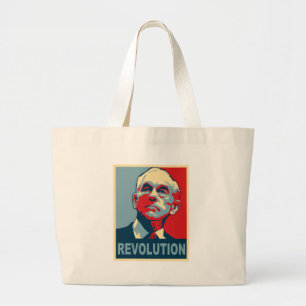 Ron Paul-Revolution Jumbo Stoffbeutel