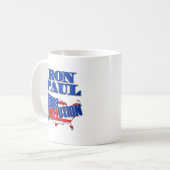 Ron Paul-Revolution Kaffeetasse (Vorderseite Links)