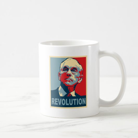 Ron Paul-Revolution Kaffeetasse (Rechts)