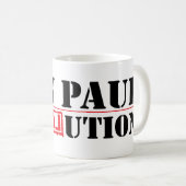 Ron Paul-Revolution Kaffeetasse (VorderseiteRechts)