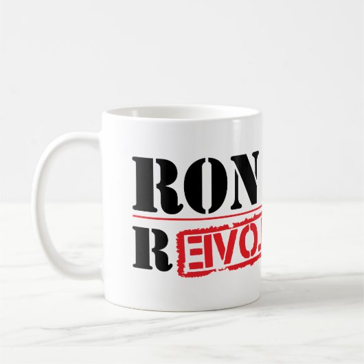 Ron Paul-Revolution Kaffeetasse (Links)