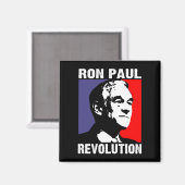 Ron Paul Revolution Magnet (Vorderseite/Rückseite)