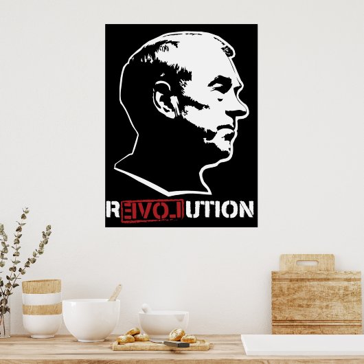 Ron Paul Revolution Poster (Küche)