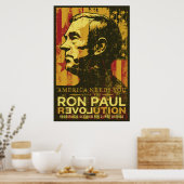 Ron Paul Revolution Poster (Küche)