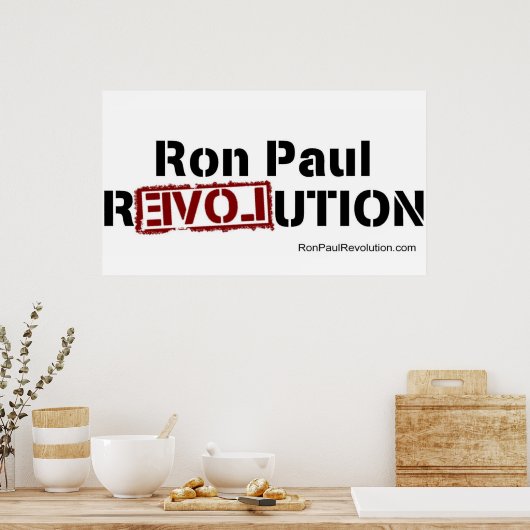 Ron Paul Revolution Poster (Küche)