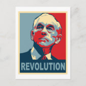 Ron Paul-Revolution Postkarte (Vorderseite)