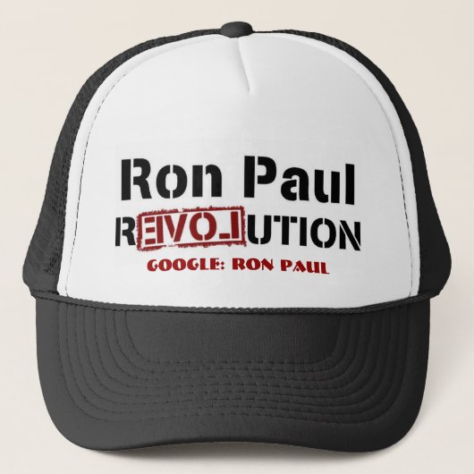 Ron Paul-Revolution Truckerkappe (Vorderseite)