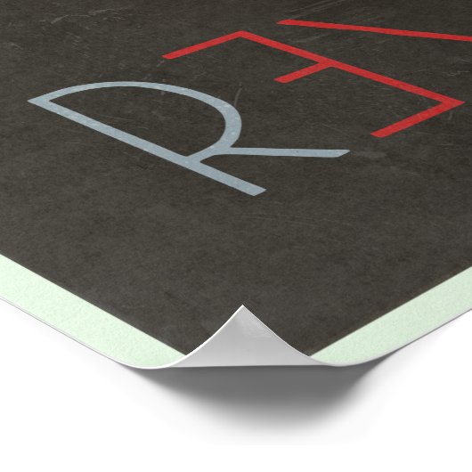 Ron Paul Revolution Vintage Poster (Ecke)