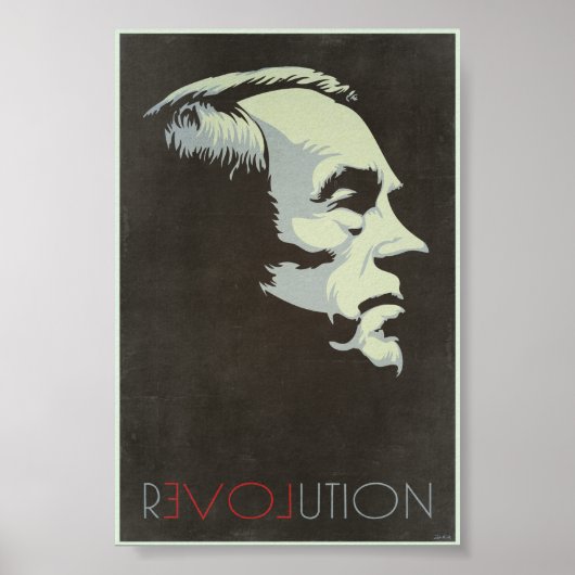 Ron Paul Revolution Vintage Poster (Vorne)