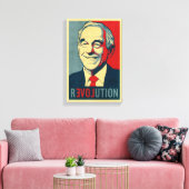 Ron Paul Revolution wrapped Canvas Leinwanddruck (Insitu (Wohnzimmer))