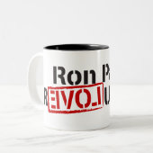Ron Paul-Revolution Zweifarbige Tasse (Vorderseite Links)
