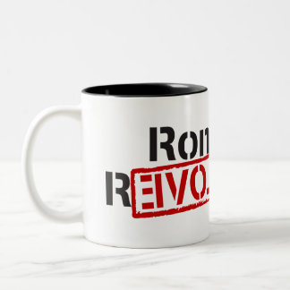 Ron Paul-Revolution Zweifarbige Tasse