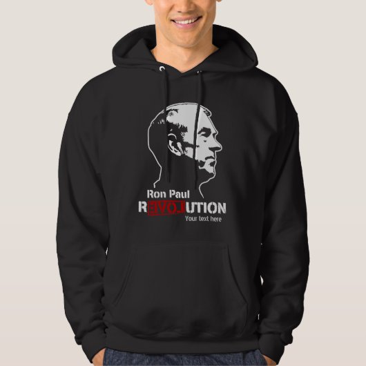 Ron Paul Revolutionpersonalisierter Hoodie (Vorderseite)