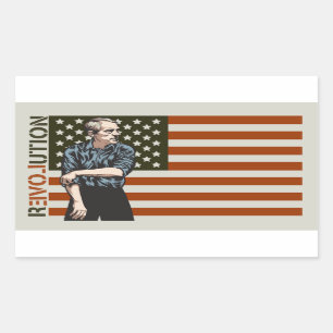 Ron Paul-Revolutions-Aufkleber Rechteckiger Aufkleber