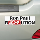 Ron Paul Revolutions-Autoaufkleber Autoaufkleber (Auf Auto)