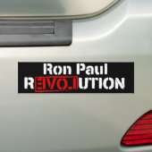 Ron Paul Revolutions-Autoaufkleber Autoaufkleber (Auf Auto)