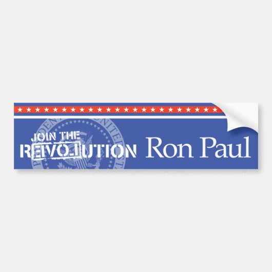 Ron Paul Revolutions-Autoaufkleber Autoaufkleber (Vorne)