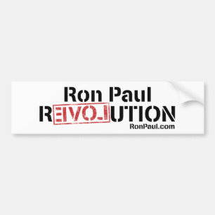 Ron Paul Revolutions-Autoaufkleber Autoaufkleber