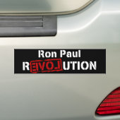 Ron Paul Revolutions-Autoaufkleber für Präsidenten Autoaufkleber (Auf Auto)