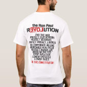 Ron Paul Revolutions-Frage-T - Shirt (Rückseite)