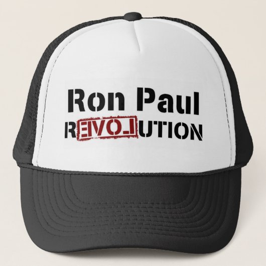 Ron Paul-Revolutions-Hut Truckerkappe (Vorderseite)