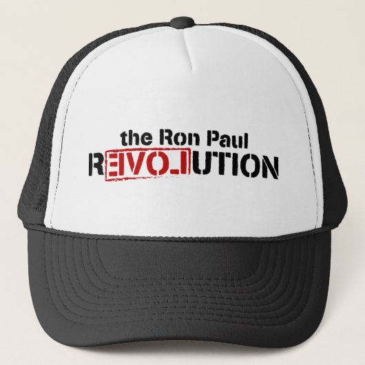 Ron Paul-Revolutions-Hut Truckerkappe (Vorderseite)