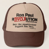Ron Paul-Revolutions-Hut Truckerkappe (Vorderseite)