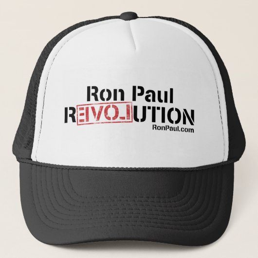 Ron Paul-Revolutions-Hut Truckerkappe (Vorderseite)