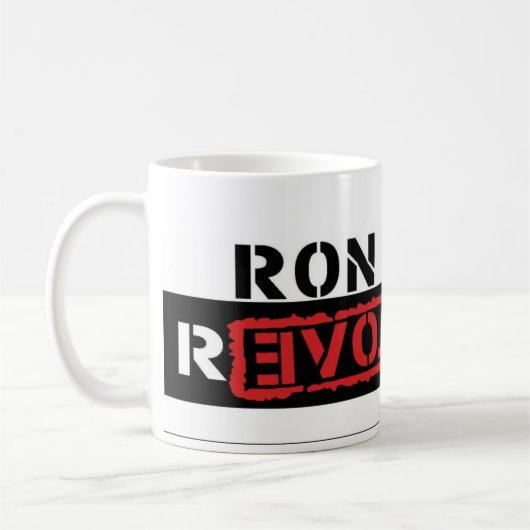 Ron Paul Revolutions-Kaffee/Tee-Tasse Kaffeetasse (Links)