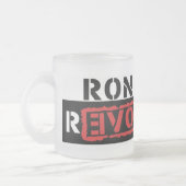 Ron Paul Revolutions-Kaffee/Tee-Tasse Mattglastasse (Links)