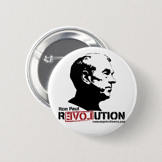 Ron Paul-Revolutions-Knopf Button (Vorne & Hinten)