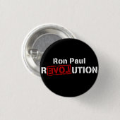 Ron Paul Revolutions-Knopf-Buttongegenteillogo Button (Vorne & Hinten)