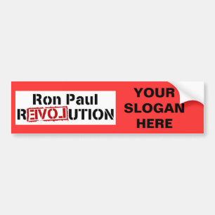 Ron Paul-Revolutions-Logo Autoaufkleber