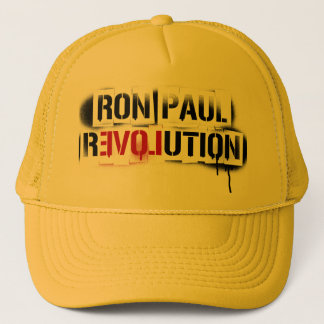 RON PAUL-REVOLUTIONS-SCHABLONEN-GRAFFITI-HUT! TRUCKERKAPPE