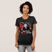 Ron Paul Revolutions-Schwarz-T - Shirt-Frau T-Shirt (Vorne ganz)